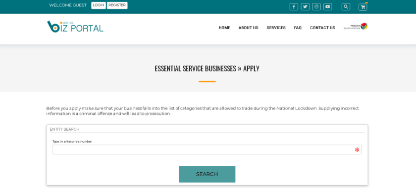 How to Register a Business as an Essential Service​ 4 Nuus News